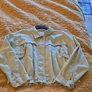 Kensie Mint Green Jean Jacket
